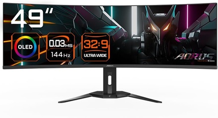 ecran gamer-ultralarge-144hz-gigabyte